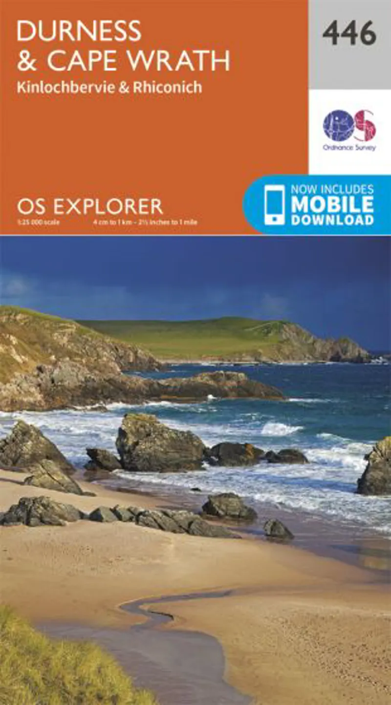 OS Explorer Map 446 - Durness and Cape Wrath